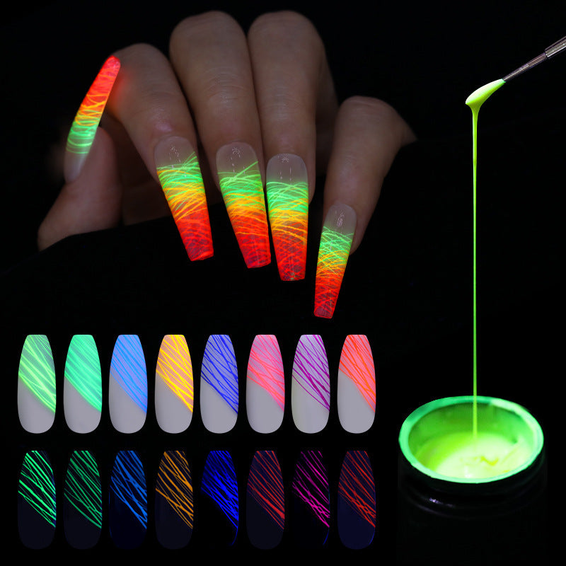 Manicure Luminous Nail Art Spider Nail Gel UV Nail Polish Manicure Luminous Nail Art Spider Nail Gel UV Nail Polish